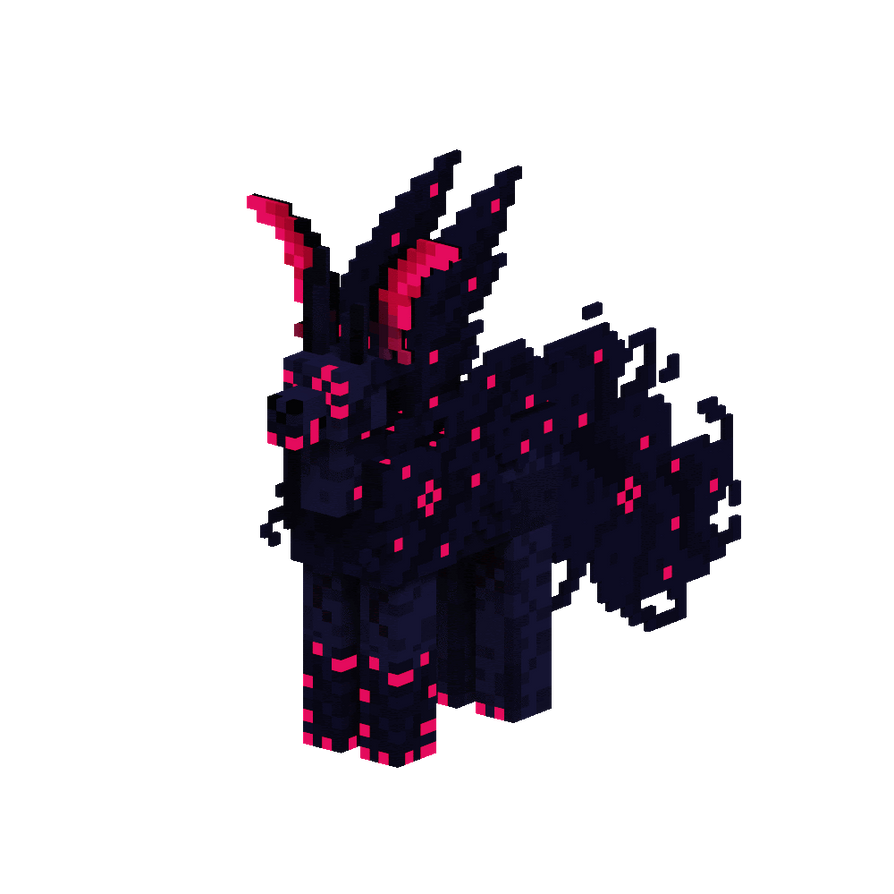 Mothman Minecraft model (gif) by Kaybob13 on DeviantArt