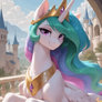 AI Motion Studies: Princess Celestia by the Ledge