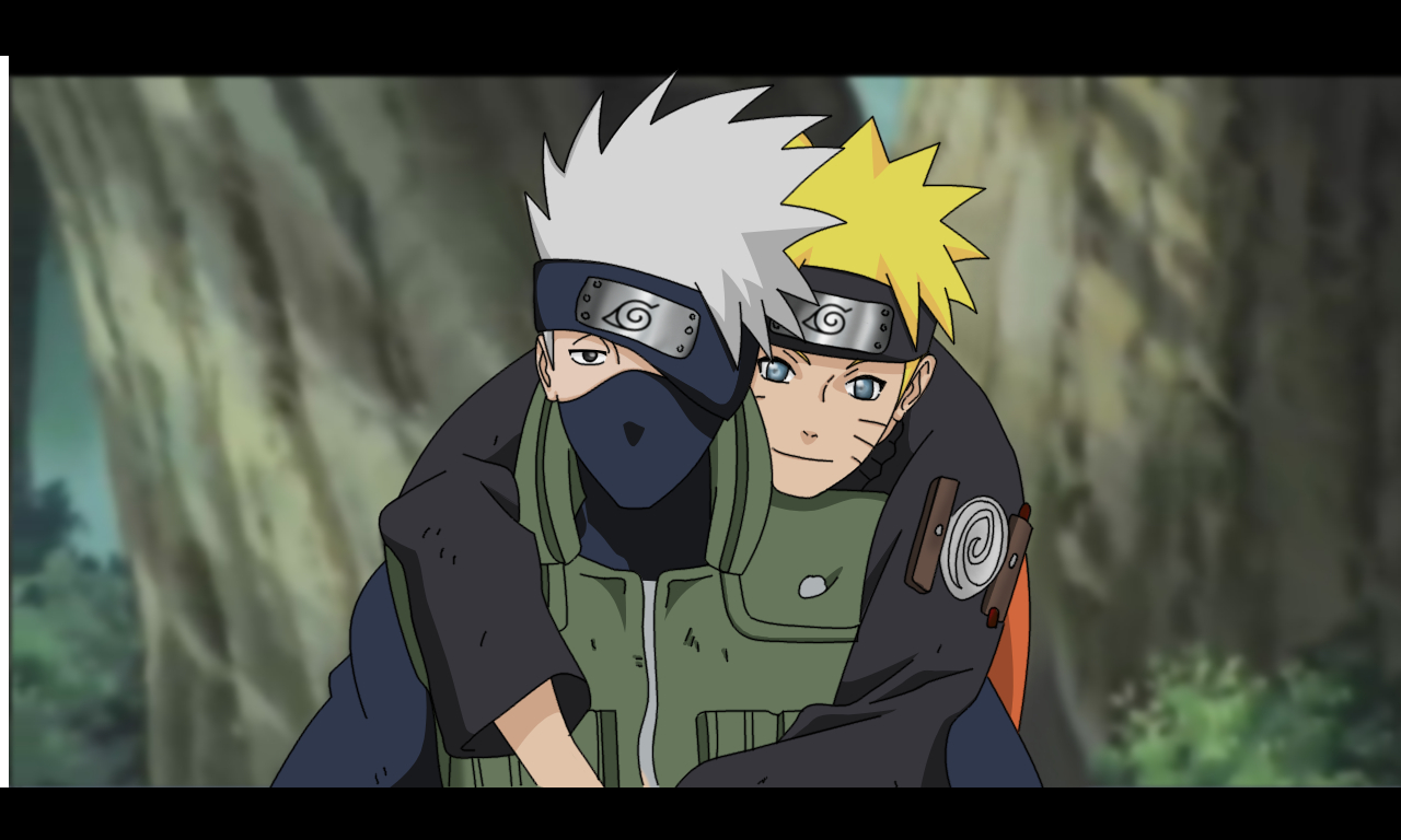 Naruto e Kakashi - Kakashi colorido by ADMUlielson on DeviantArt