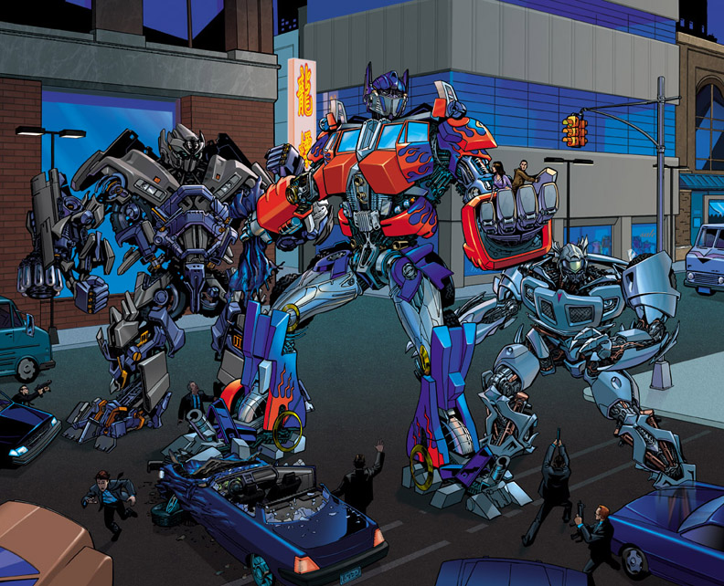 Transformers movie art