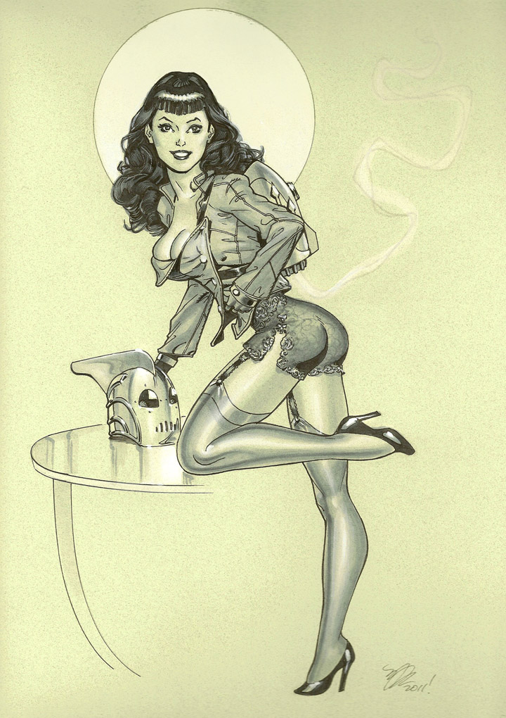 Bettie Page Rocketeer