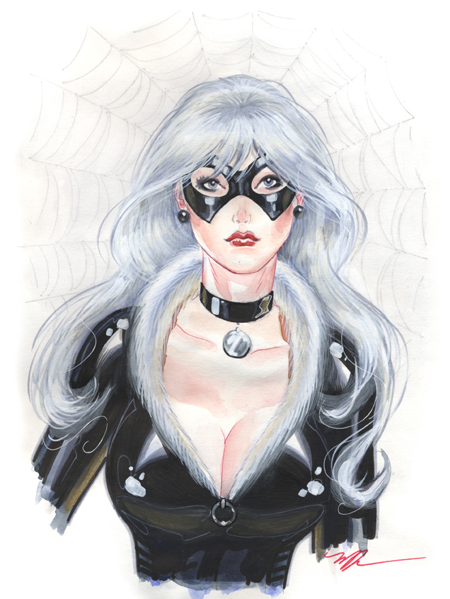 Black Cat watercolor