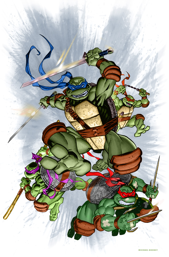 TMNT IDW #1 color...not really