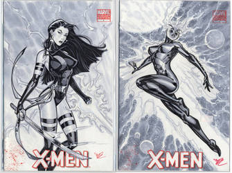 XMen blank variant covers