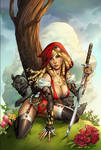 Red Riding Hood steampunk cover