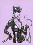 Catwoman con drawing