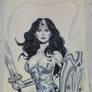Wonder Woman con sketch