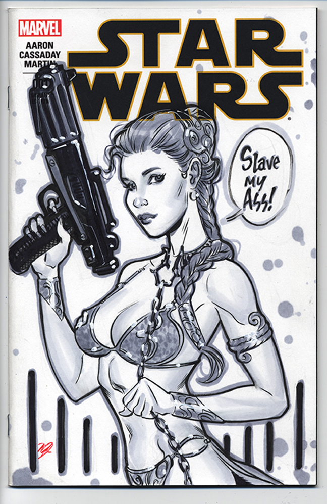 Slave Leia blank cover