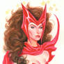 Scarlet Witch watercolor
