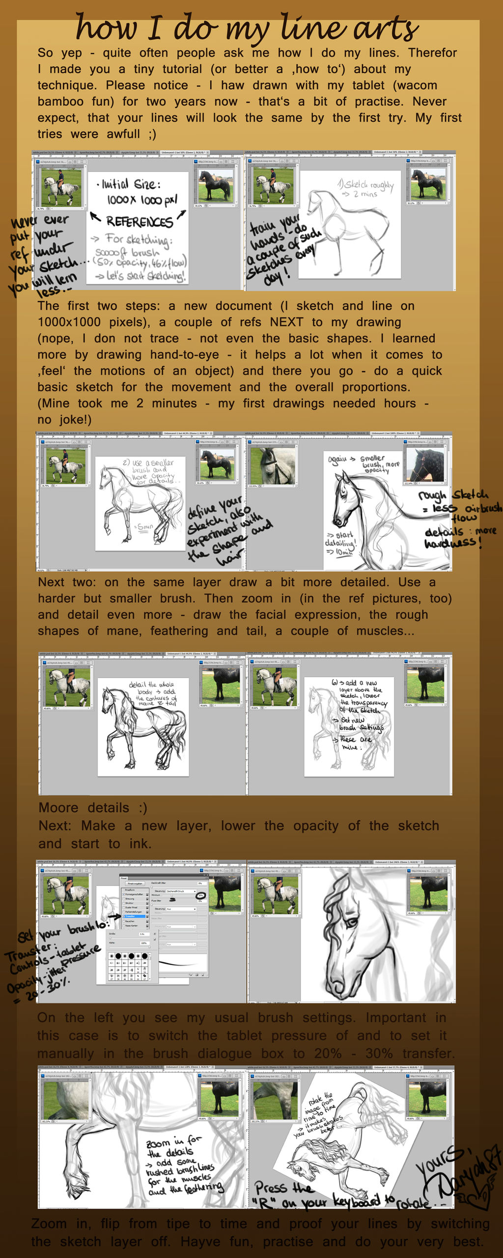 Lineart Tutorial ENGLISH