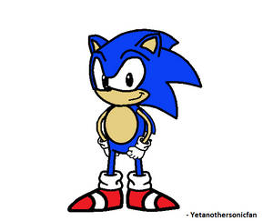 Classic sonic no shading