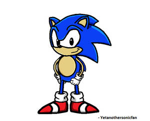 Classic sonic with shading