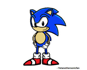 Classic sonic with added eye shading