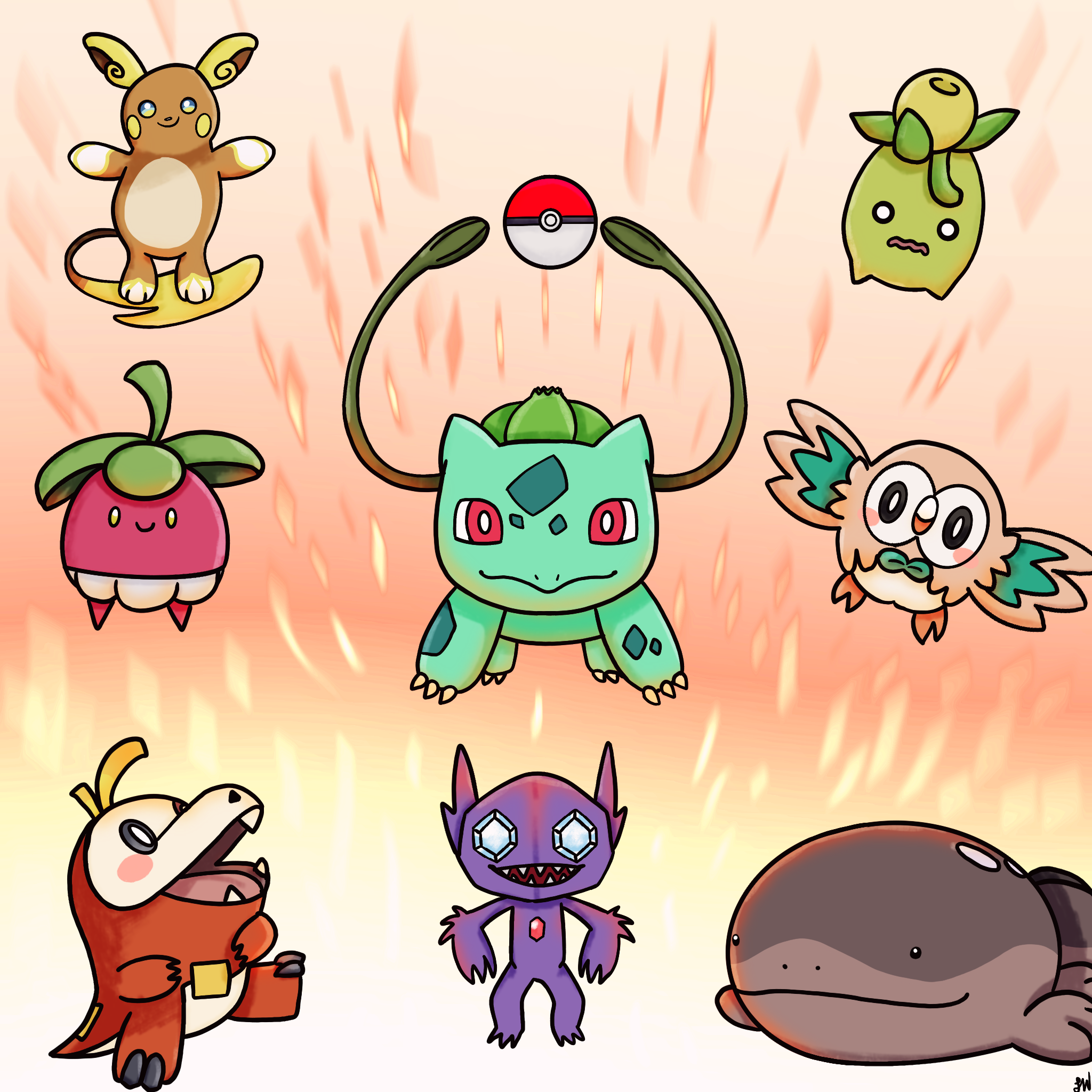 Pokemon Design. Deviantart Pokemon doodles aka fanart by Spinogreen0IQ on DeviantArt