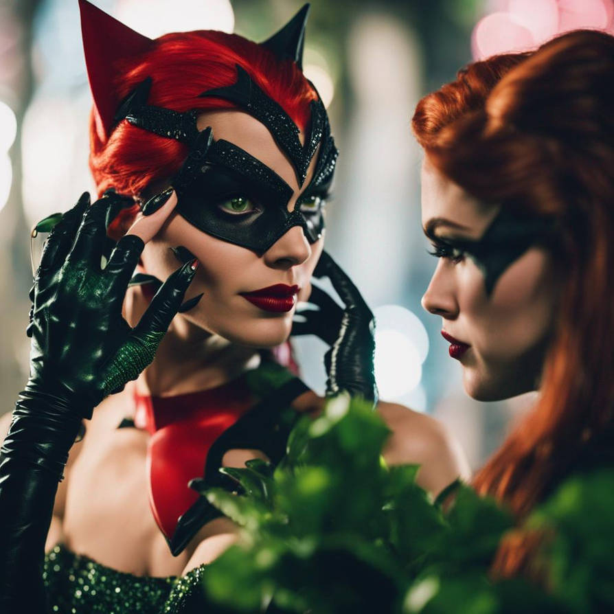 Is Catwoman being enslaved by Ivy?
