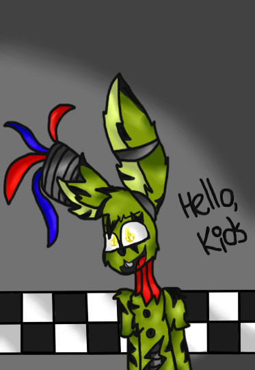 Springtrap: Hello, kids by little-creator on DeviantArt