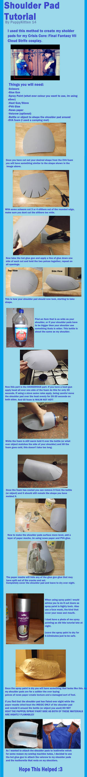 Shoulder Pad Tutorial by BluePandaCosplay