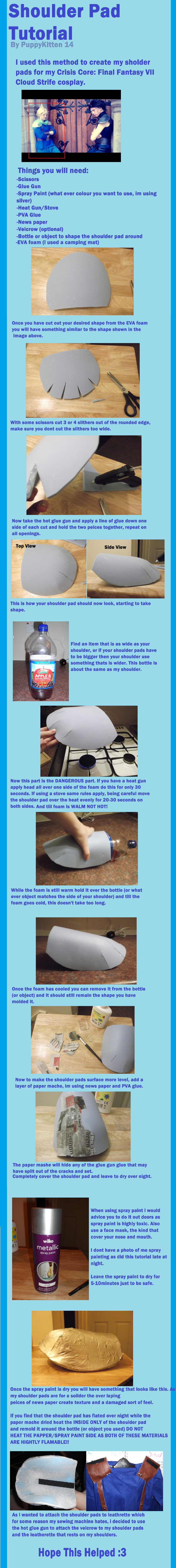Shoulder Pad Tutorial by BluePandaCosplay
