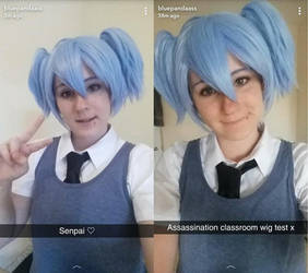 Nagisa Shiota wig test Assassination Classroom