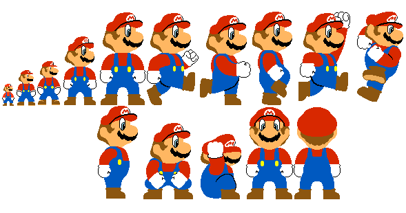 Smb1 Rig Smb1 Mega Mario Sprites by THOMASCANCINO on DeviantArt