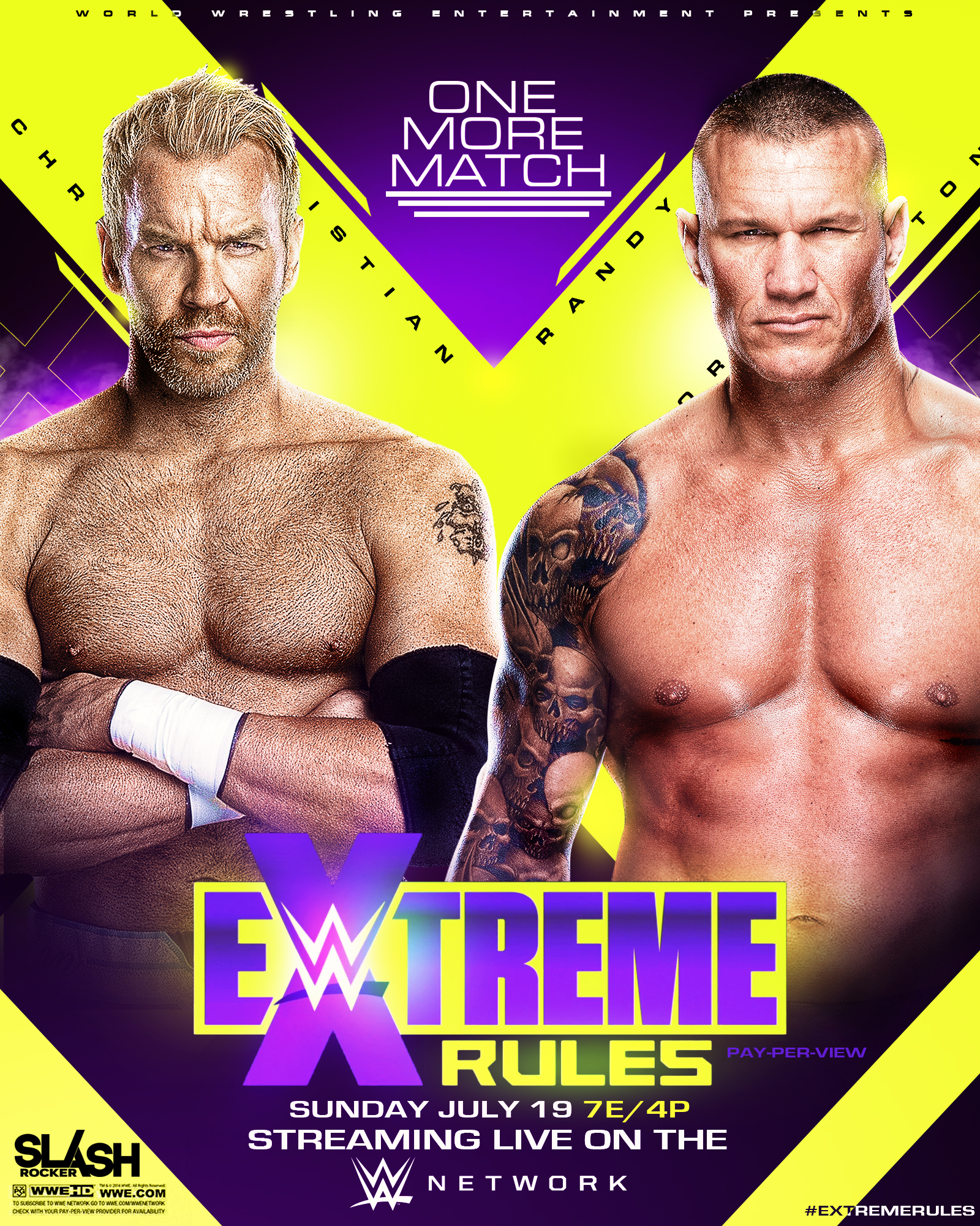 Extreme Rules Poster By Wweslashrocker54 On Deviantart