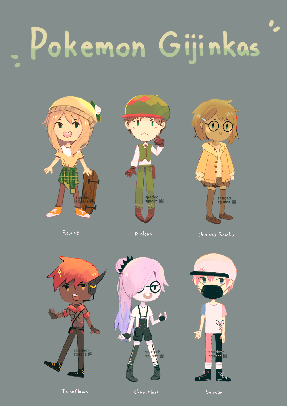 Pokemon Gijinka Adopts (closed)