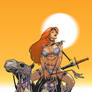 Red Sonja on a Camel