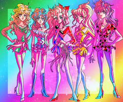 Sailor Moon + the Holograms...