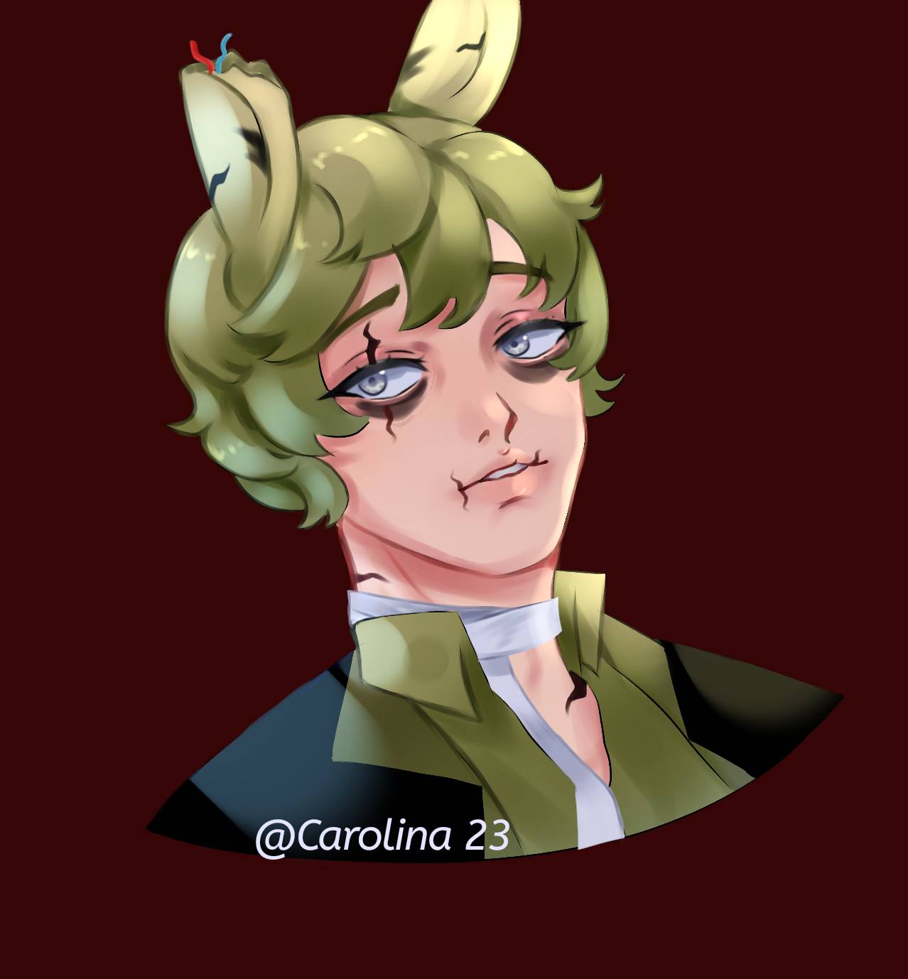 Springtrap Human Springtrap fnaf 3- human by CarolinaBear23 on DeviantArt