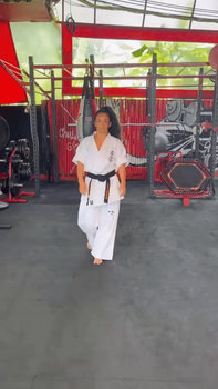 Karate girl 70