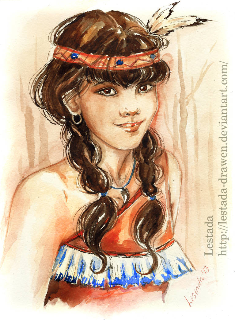 Injun girls by lestada-drawen on DeviantArt