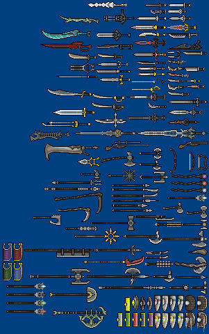 Weapons by FinalAffliction on DeviantArt