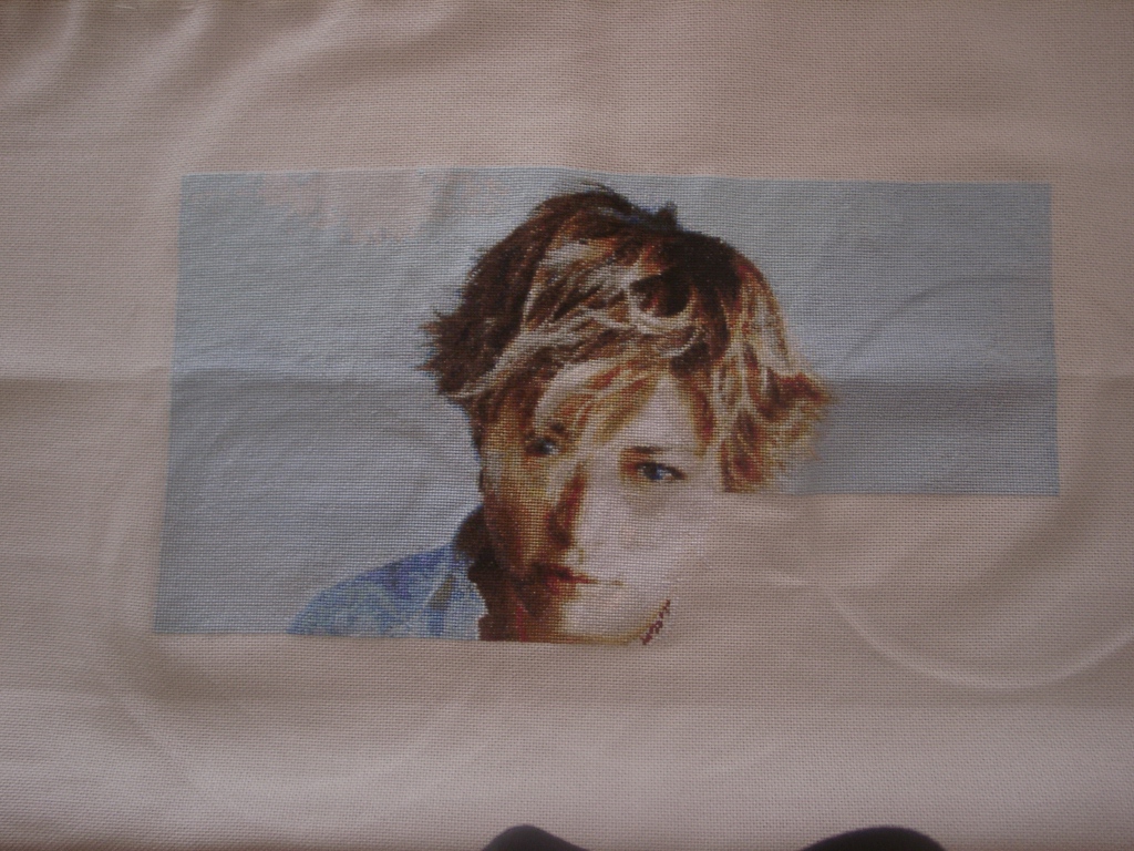 Gackt Cross stitch 05/10/2014 Face