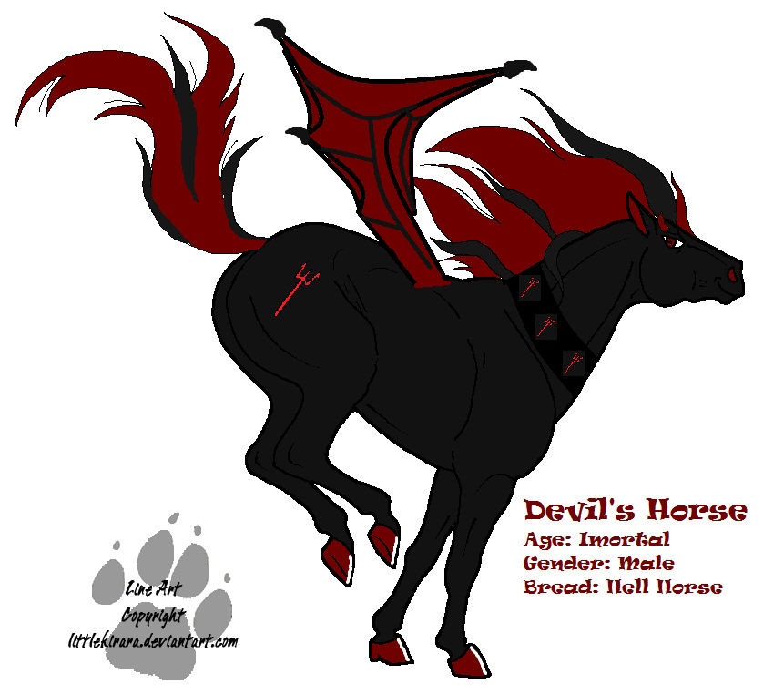 Devils Riding/horse Devil's Horse by SwissMuMuCows on DeviantArt