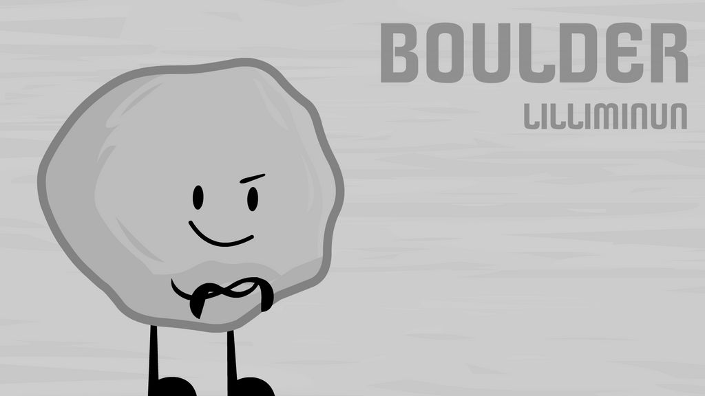 Object Commissions Characters Object Commissions #24: Boulder by FusionAnimation on DeviantArt