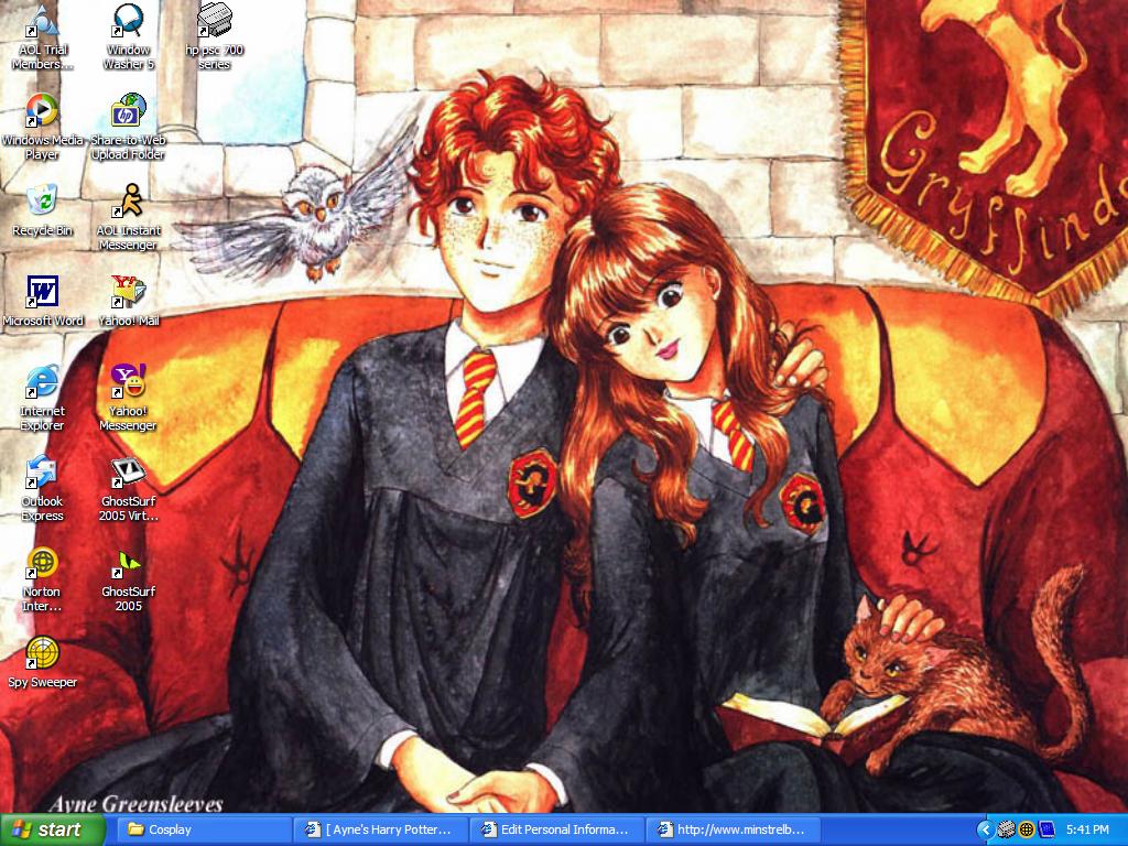 Hermione and Ron