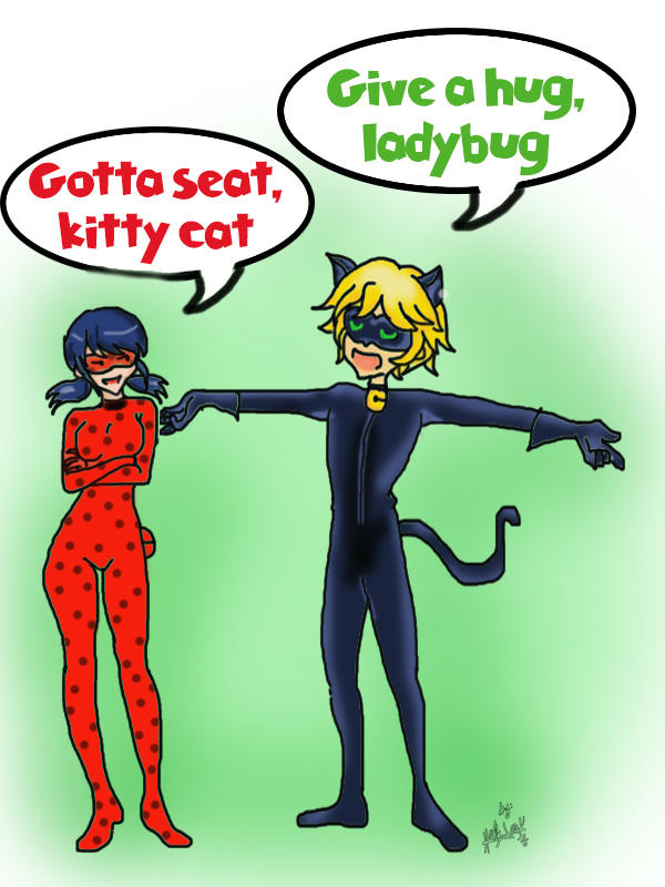 Hug Ladybug Insect Give a hug, ladybug by HollyJeck on DeviantArt