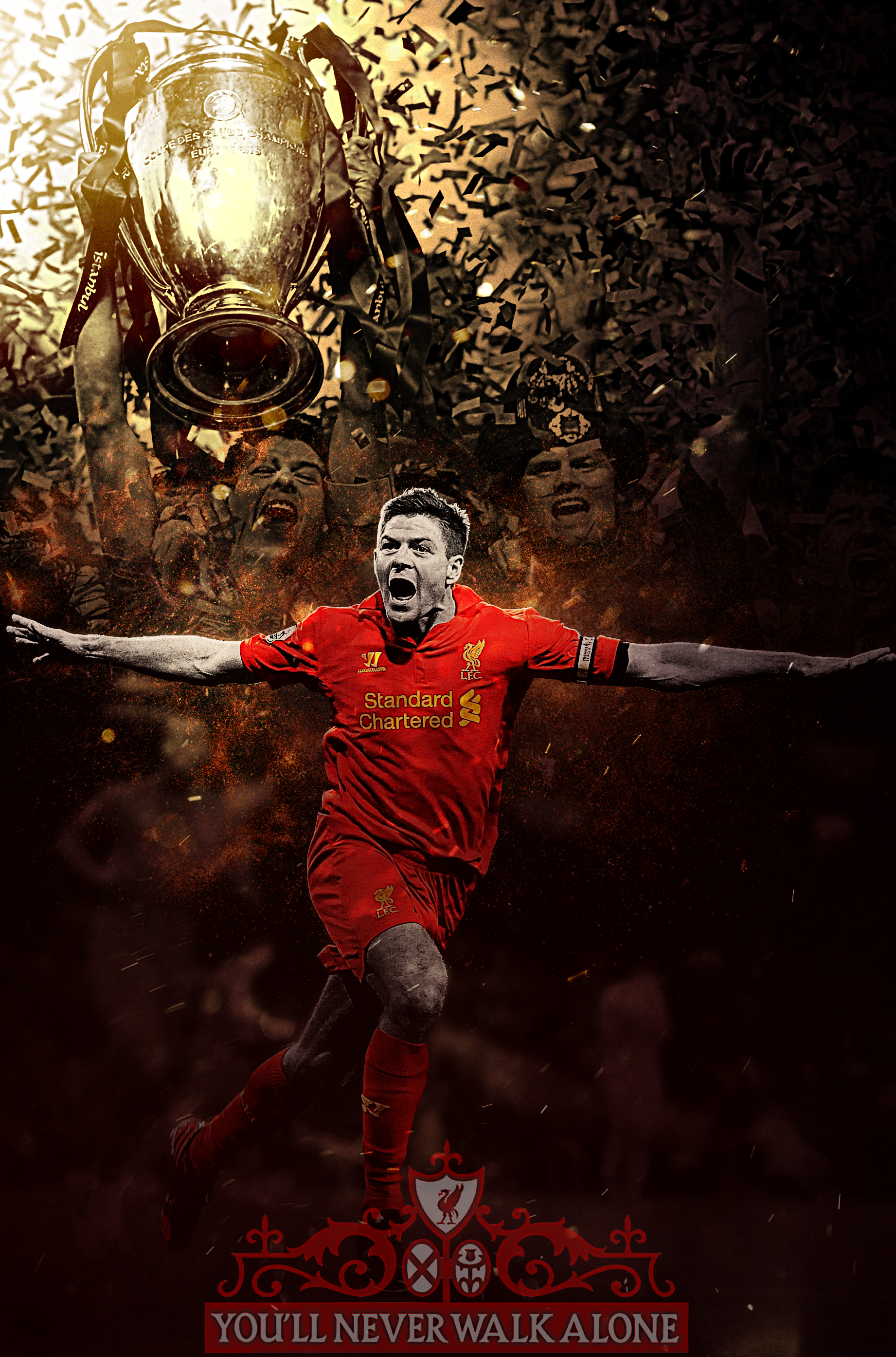 Steven Gerrard mobile wallpaper by Adik1910 on DeviantArt Steven Gerrard mobile wallpaper by Adik1910 on DeviantArt
