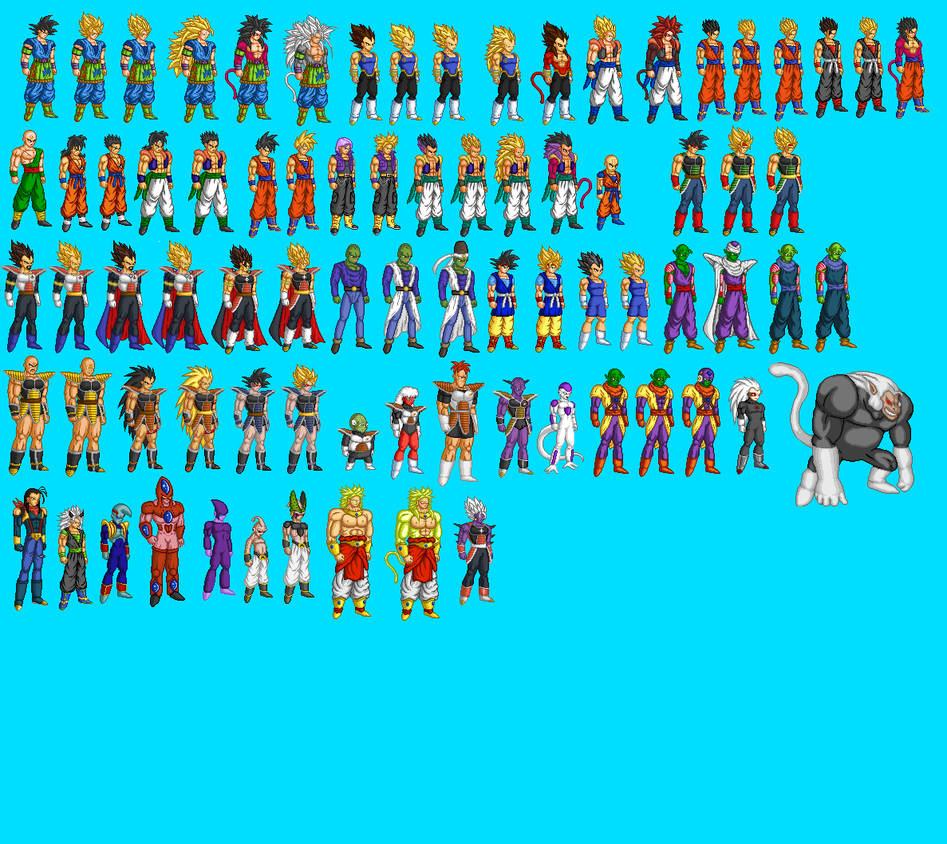 my DBAF characters by 9TS on DeviantArt