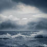 Stormy sea