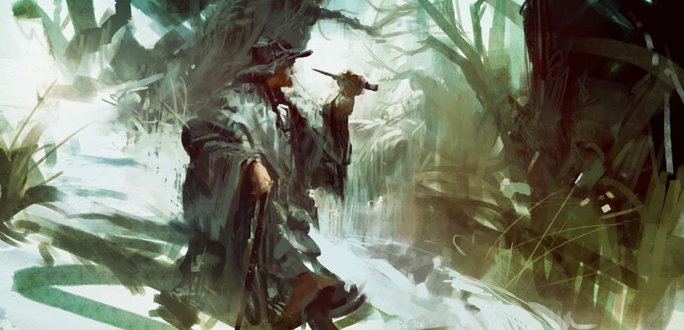 hunter scouting by leventep on DeviantArt