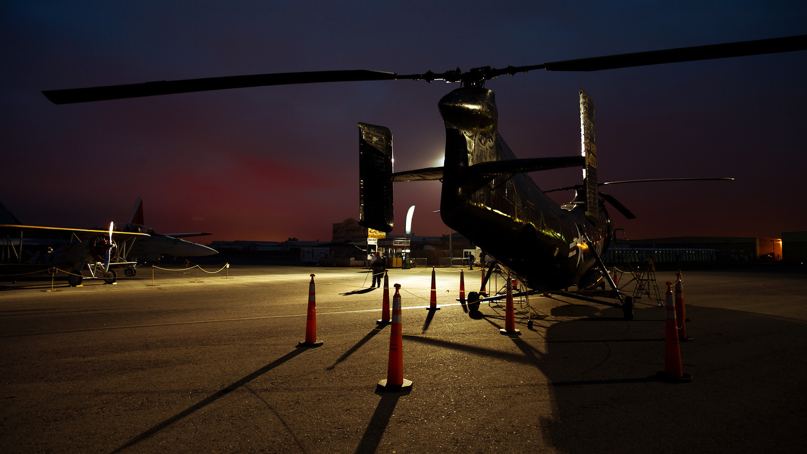 Chino airport dawn