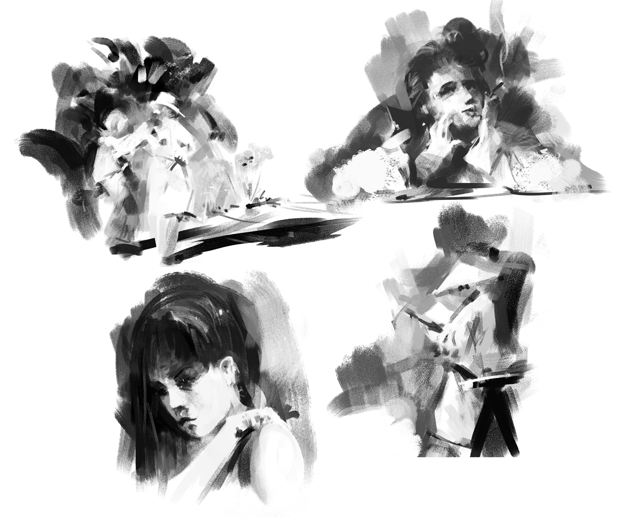 4 little sketches