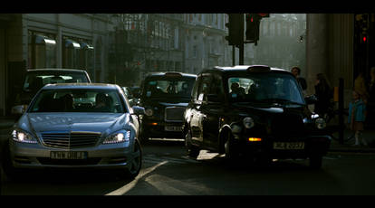 cars and their reflections