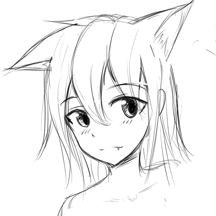 Drawing Anime Neko Girl Step By Step, Drawing Anime Neko An…