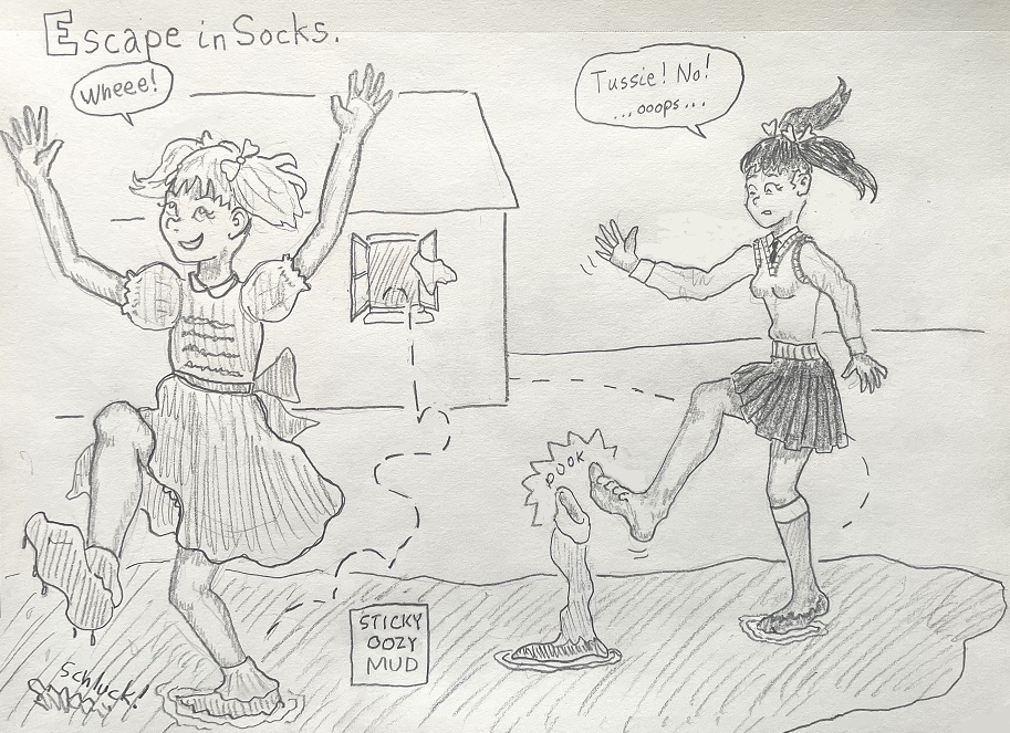 Deviantart Moving Socks Escape In Socks by brubrad on DeviantArt