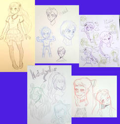 Artstack #2-- Anime Sketches