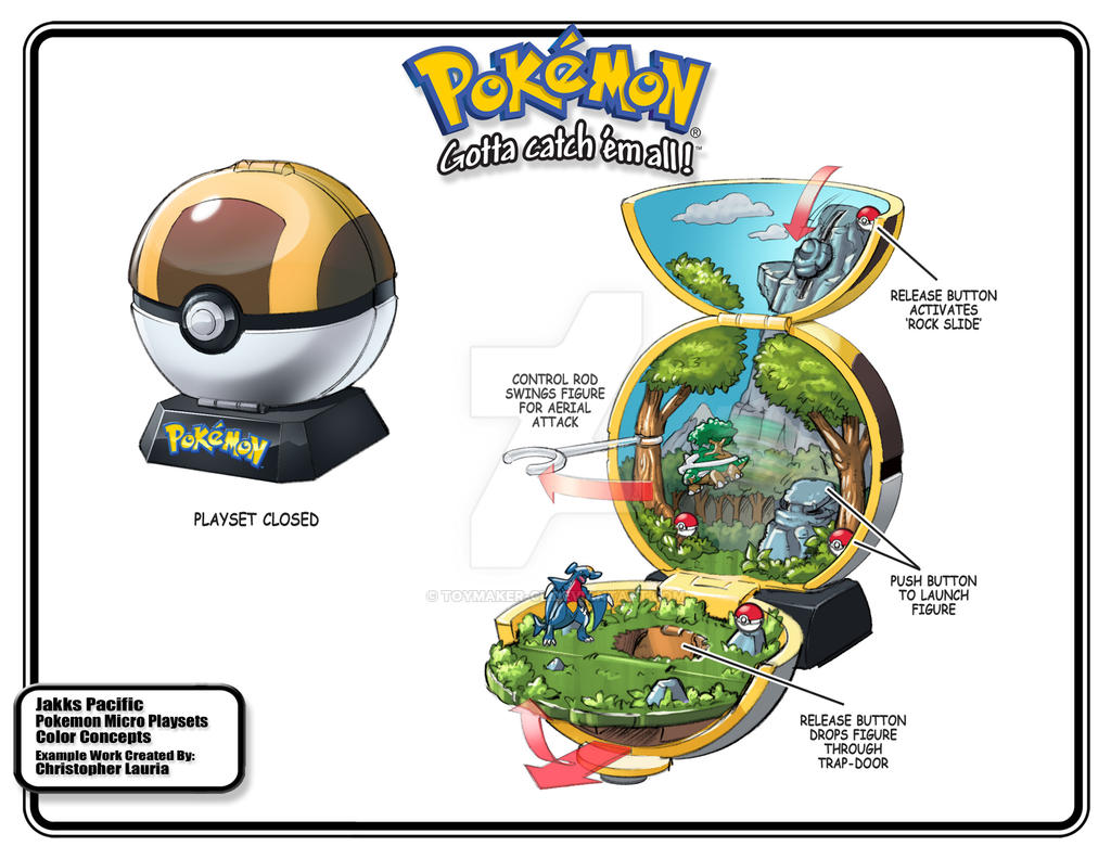 Pokemon Forest Toy Playset