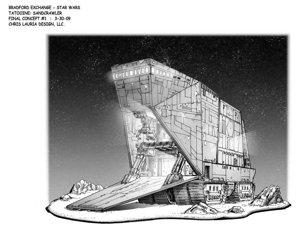 Sandcrawler Cartoon Star Wars Sandcrawler : Front by toymaker-cl on DeviantArt