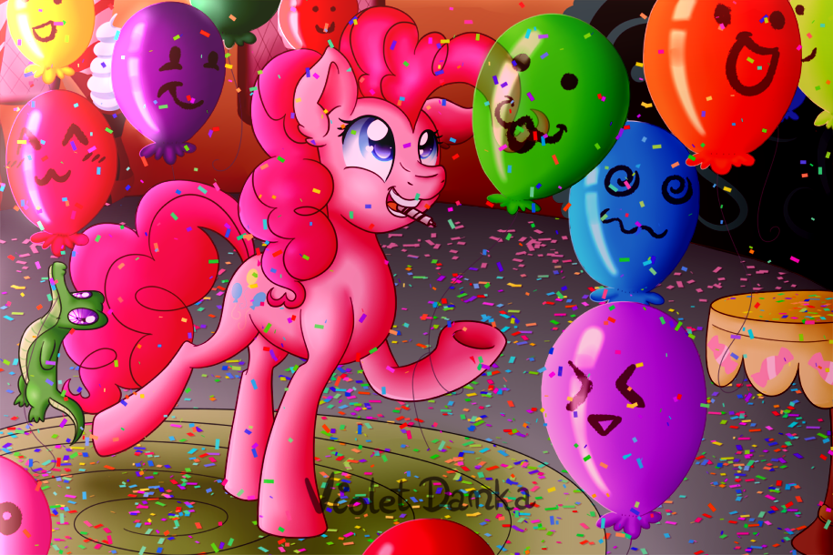 Commission - Pinkie's Party